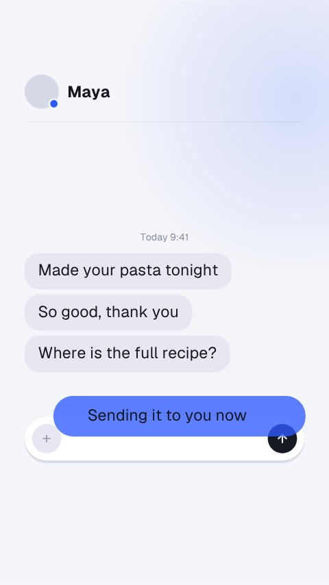 DM Message Typing Animation animation preview