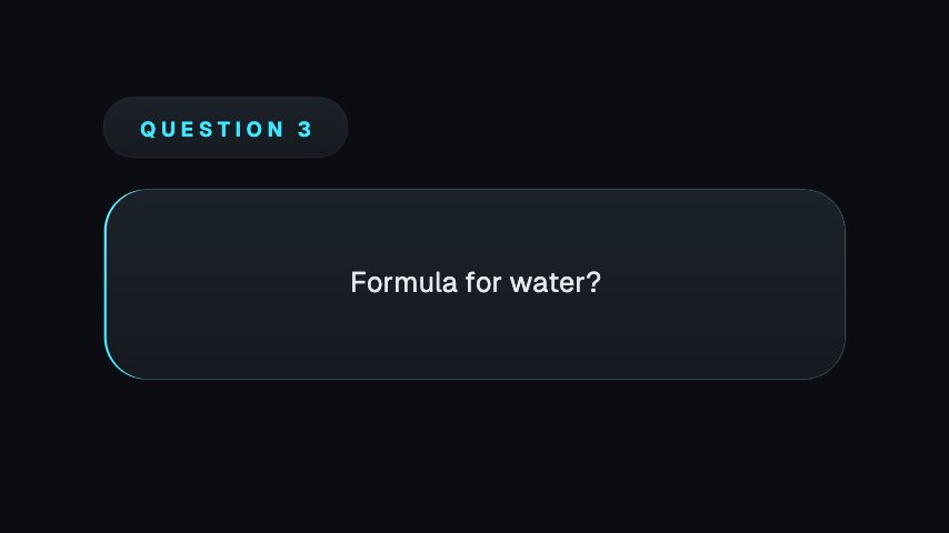 Quiz Reveal animation preview