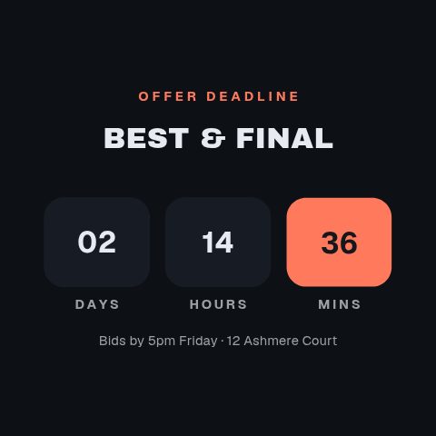 Offer Deadline animation preview