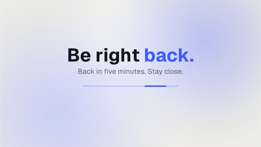 Scene Be Right Back animation preview