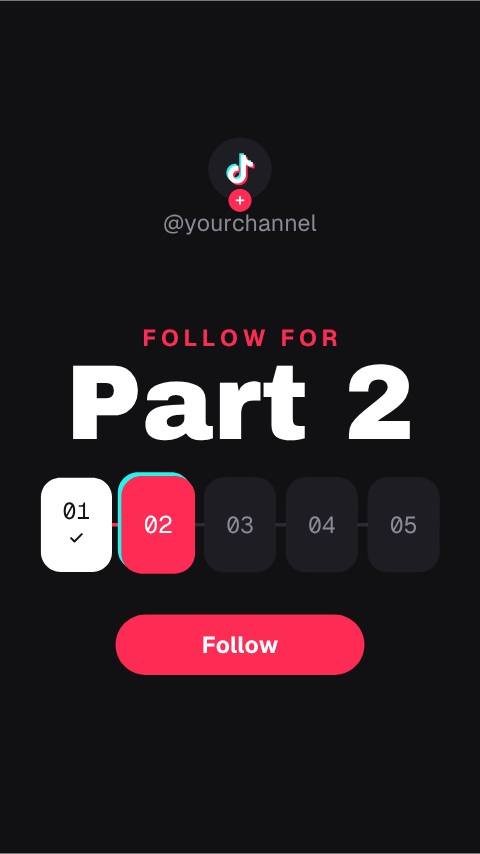 TikTok Follow for Part 2 Animation animation preview
