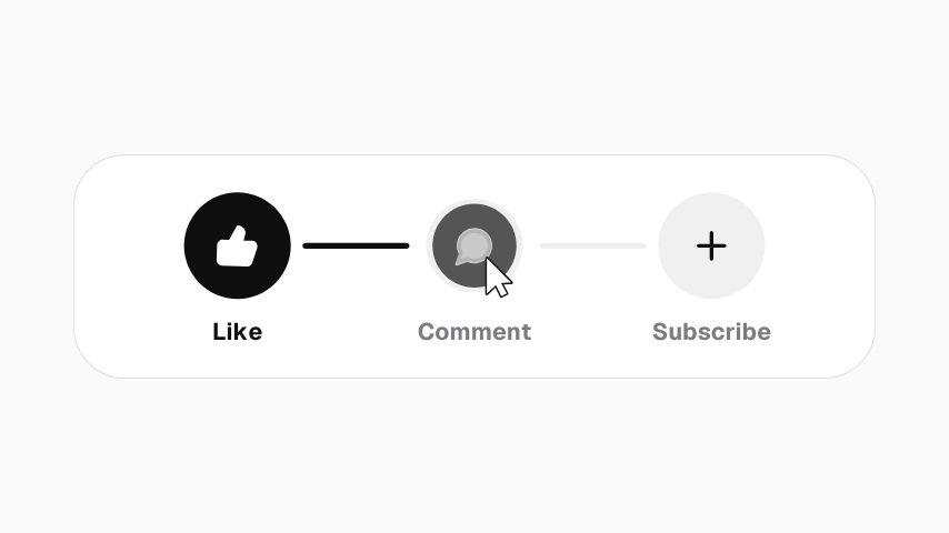 YouTube Like Comment Subscribe Animation animation preview
