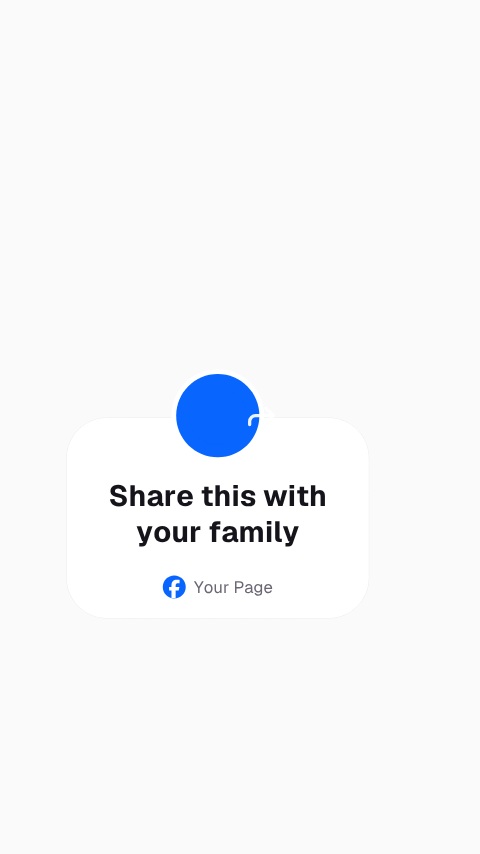 Facebook Share Sticker animation preview