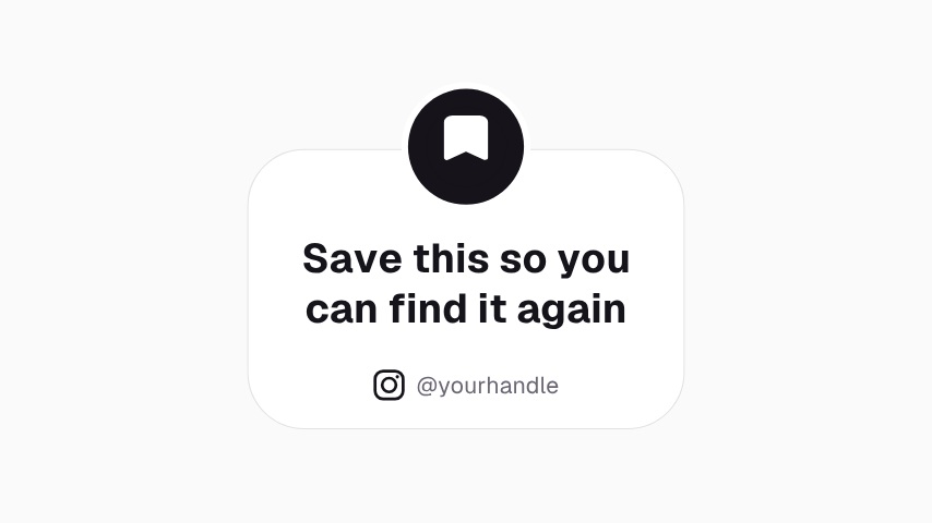Instagram Save Sticker animation preview
