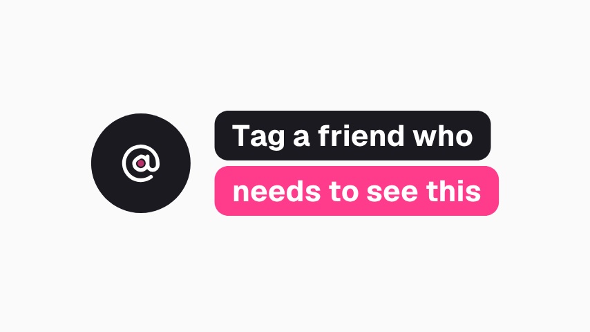 Tag a Friend Caption Animation animation preview