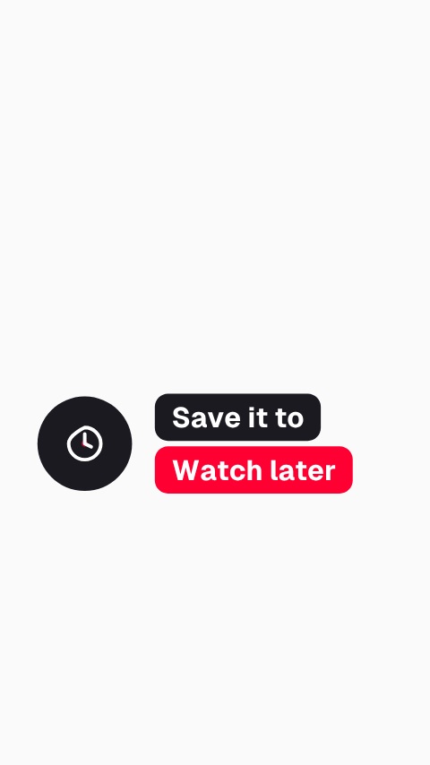 YouTube Watch Later Caption Animation animation preview