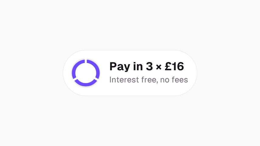 Pay in 3 Instalments Chip animation preview