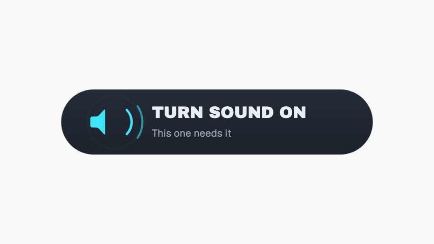 Turn Sound On animation preview