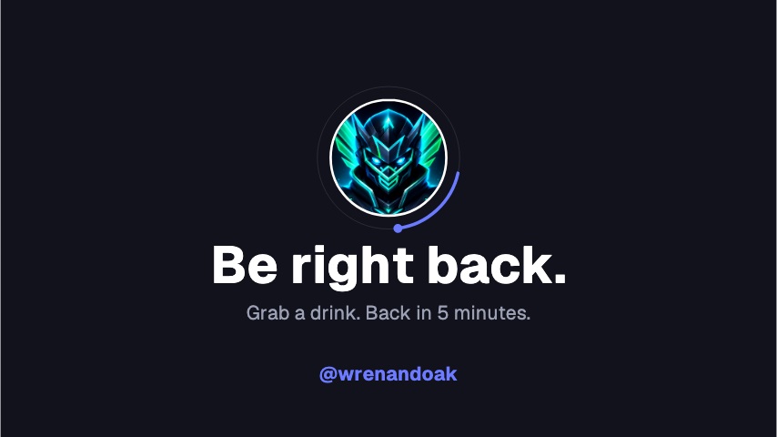 BRB Card animation preview