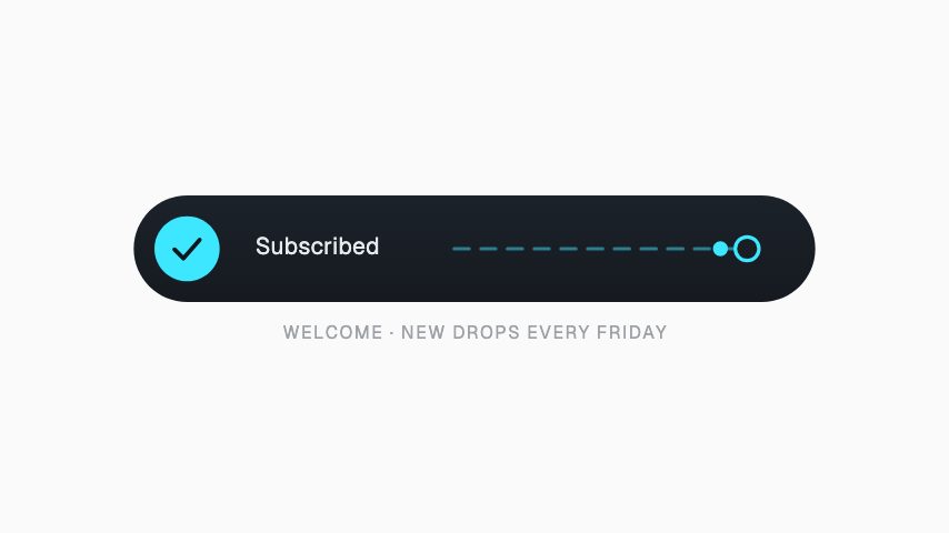 Subscribed animation preview