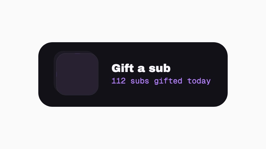 Gift a Sub animation preview