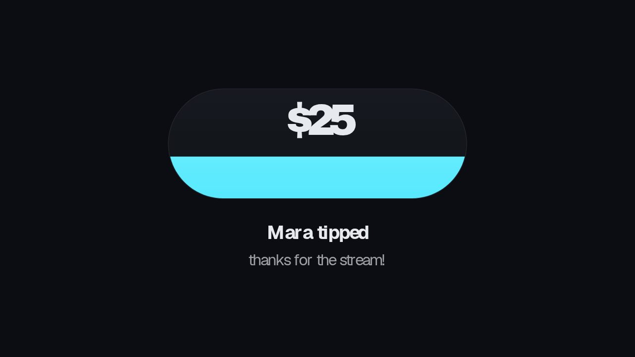 Tip Alert animation preview