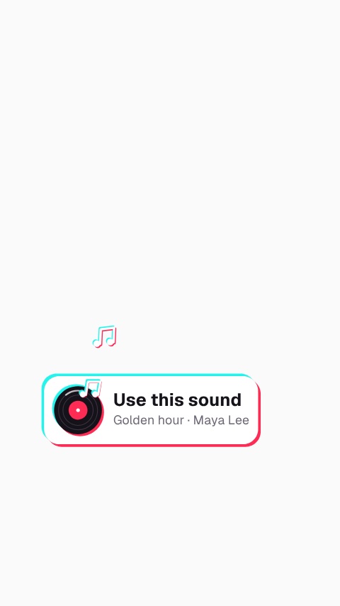TikTok Use This Sound animation preview