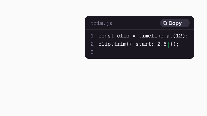 Vista previa de la animación Tarjeta de código con escritura
