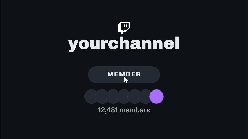 Twitch Join Stack animation preview