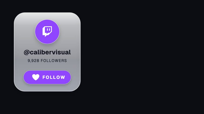 Twitch Follow (Corner Badge) animation preview
