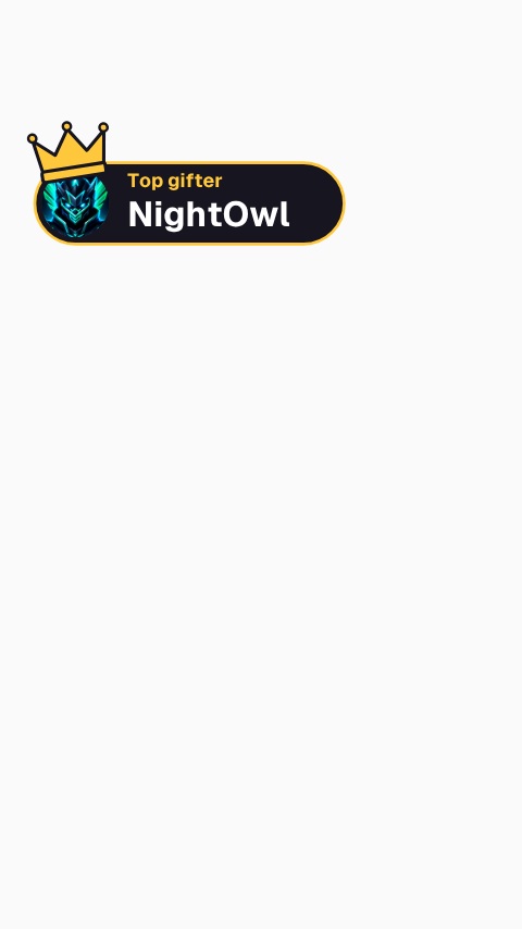 Vertical Live Top Gifter Crown animation preview