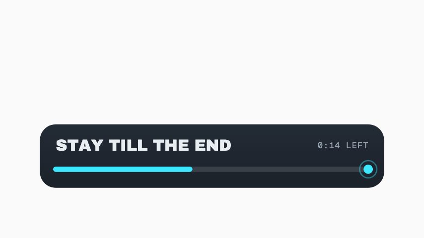 Stay Till The End animation preview