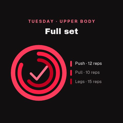 Workout Set Rings animation preview