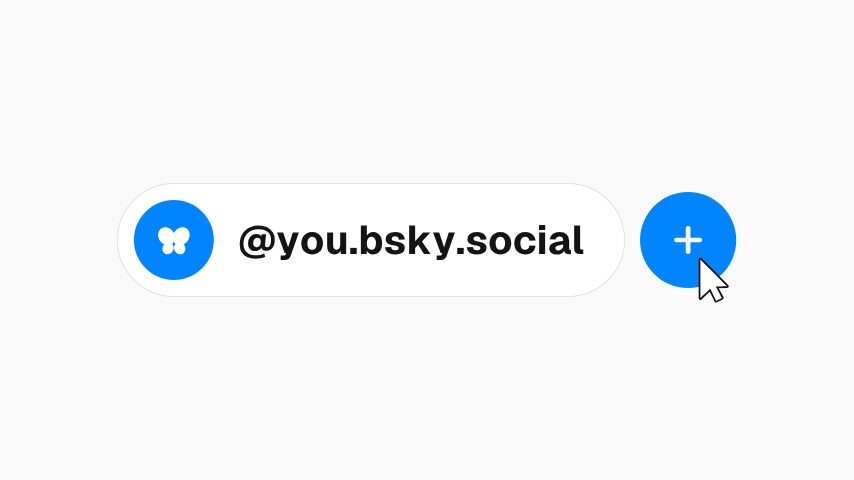 Bluesky Follow Button Animation animation preview