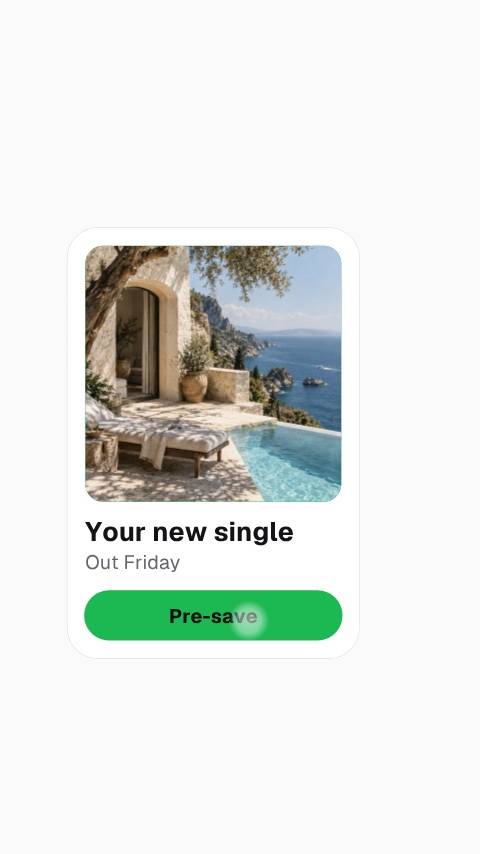 Spotify Pre-save Animation animation preview