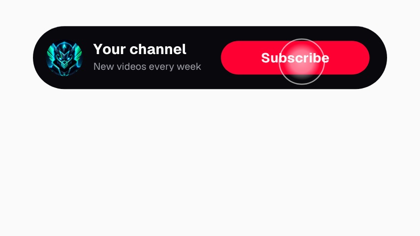 Liquid Island Subscribe animation preview