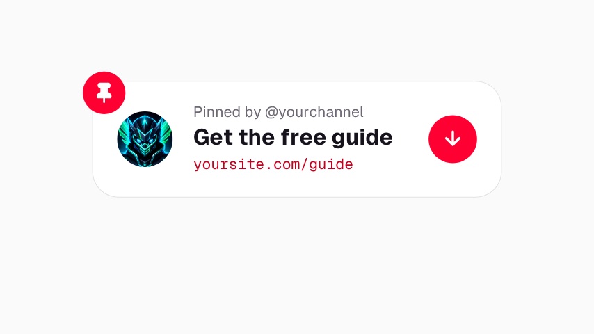 Keyword Pinned animation preview