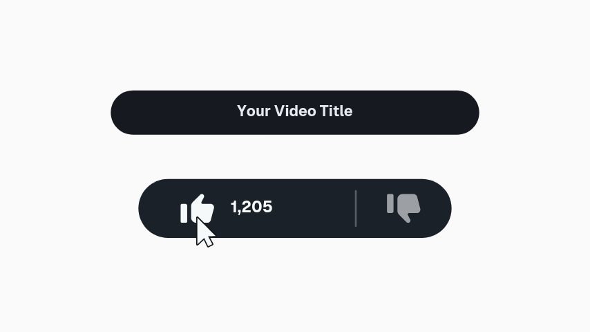 YouTube Like Press animation preview