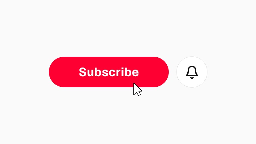 Scrubber Subscribe animation preview