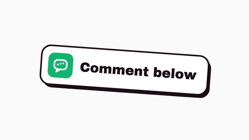 Comment Sticker animation preview