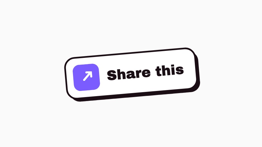 Share Sticker animation preview