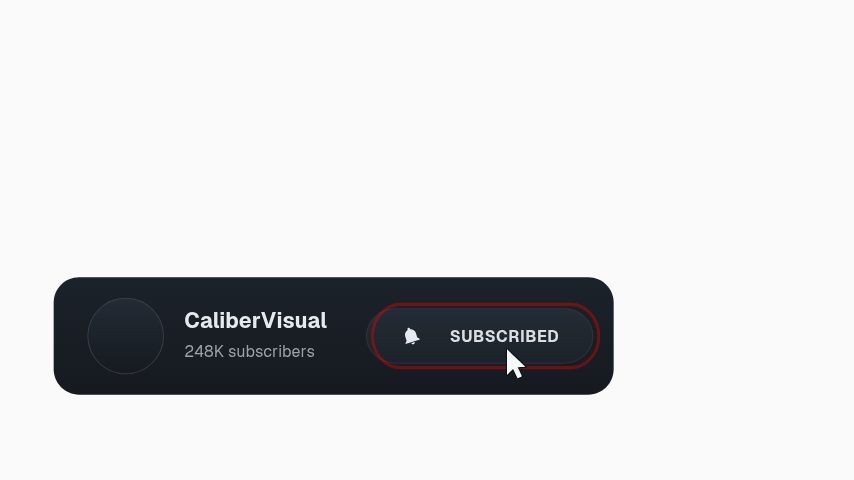 YouTube Subscribe Bar animation preview