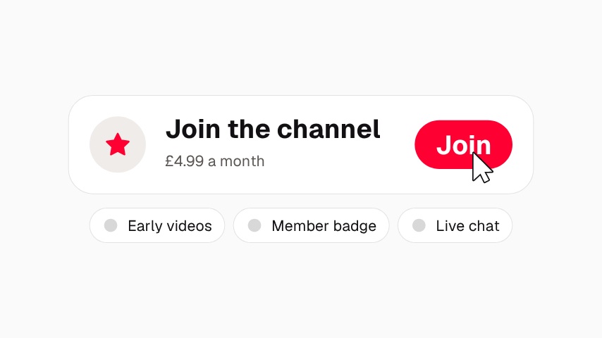 YouTube Membership Join animation preview