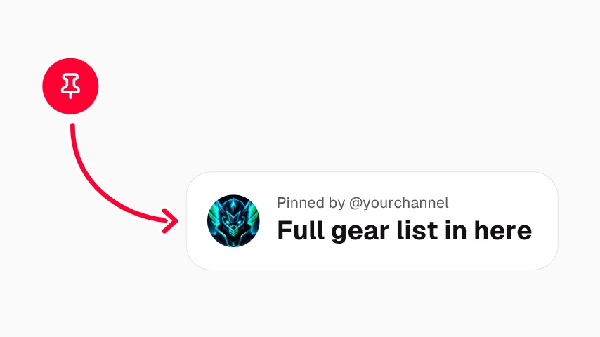 Pinned Comment Pointer animation preview
