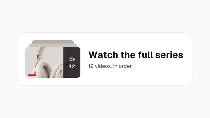YouTube Playlist Prompt animation preview